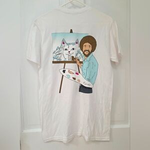 RipNDip Beautiful Mountain Short Sleeve T Shirt White S/M